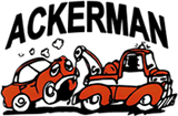 Ackerman Wrecker Services Towing Transport Logo